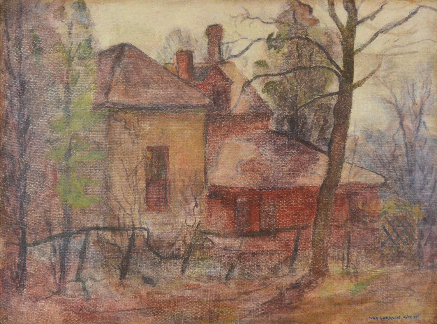 Ivan Albright, (American, 1897-1983), Untitled (Glencoe Home)