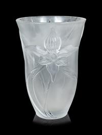 A Lalique Iris Vase