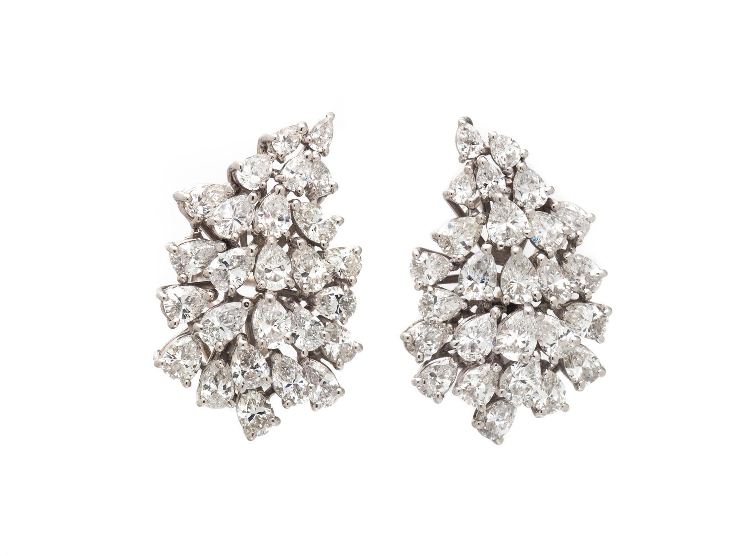 DIAMOND CLUSTER EARRINGS