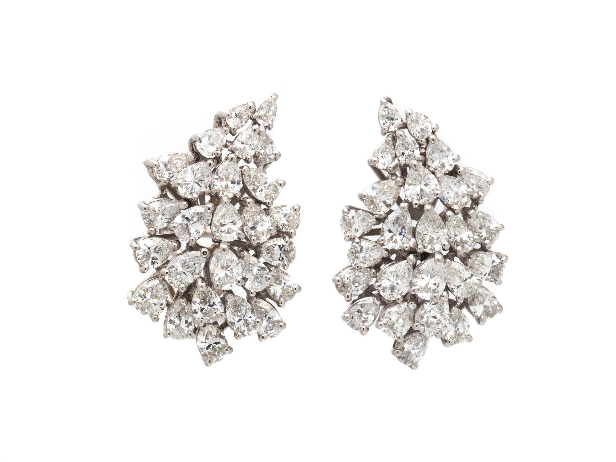 DIAMOND CLUSTER EARRINGS