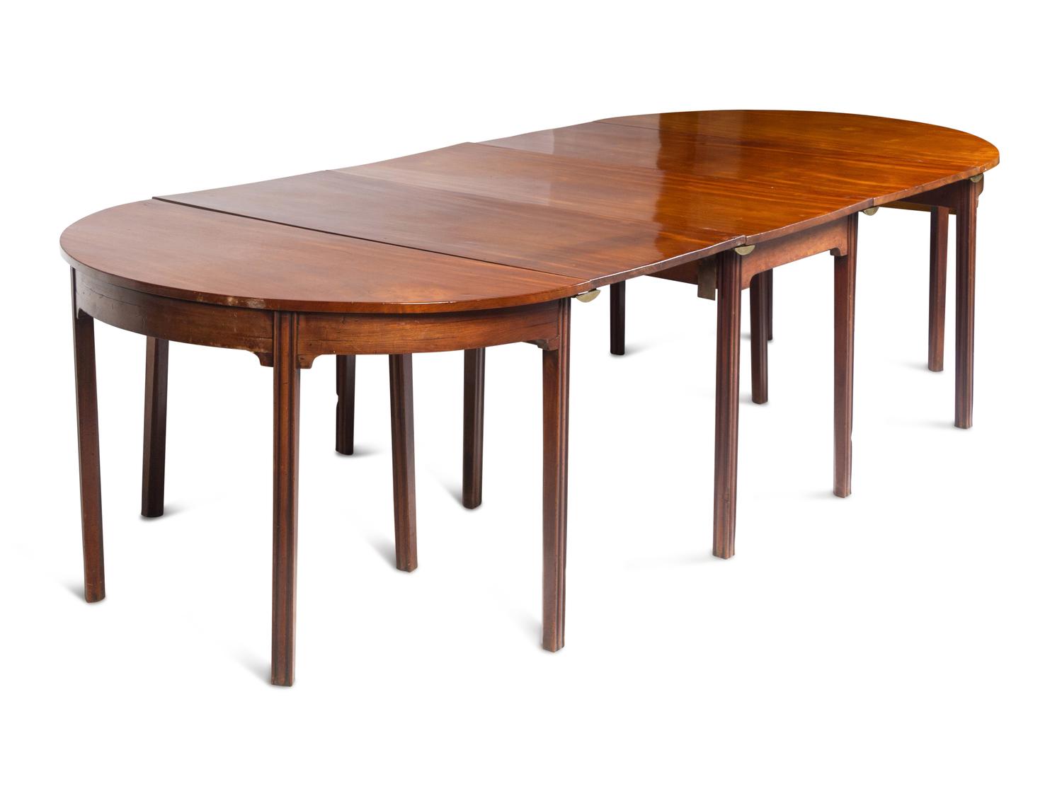 A George III Style Mahogany Dining Table