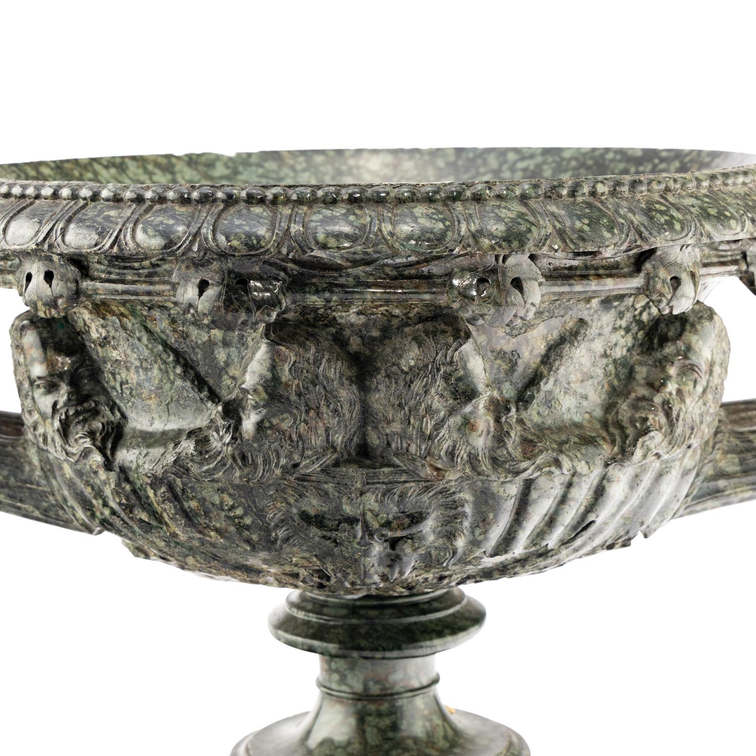 An Italian Neoclassical Marble Model of the Warwick Vase