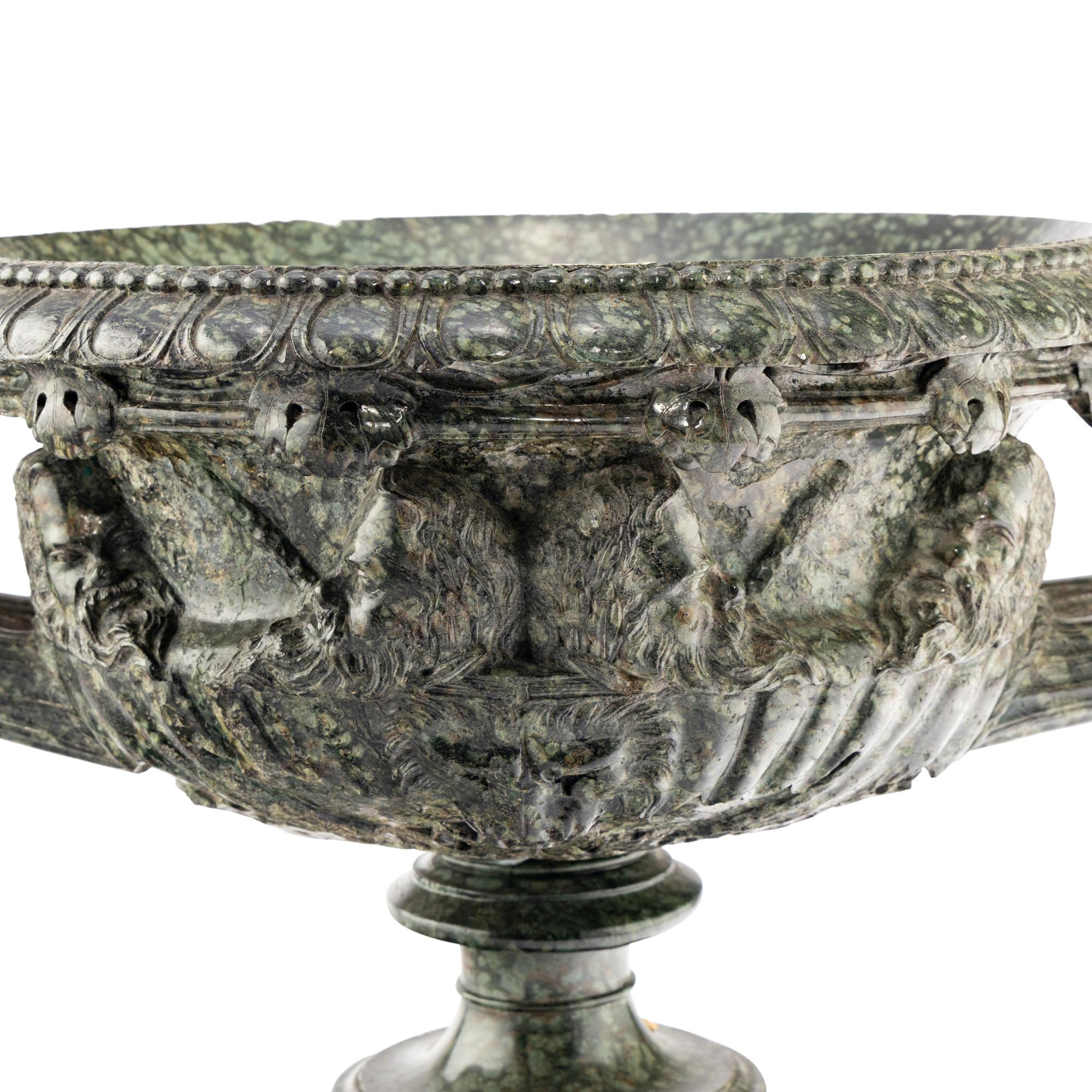 An Italian Neoclassical Marble Model of the Warwick Vase