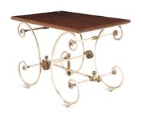 A Painted Metal Baker's Table