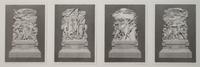 Jack Nixon (American, b. 1956) Four lithographs depicting Michigan Avenue Bridge Statuary