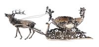 A German Silver Figural Master Salt