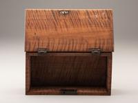 A Tiger Maple Document Box