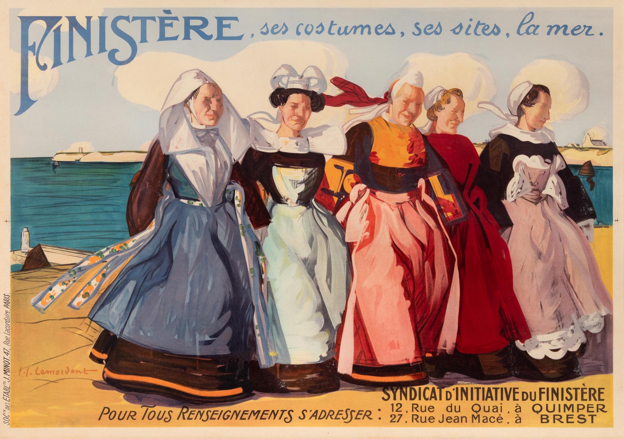 Finistère, ses costumes, ses sites, la mer, 1920