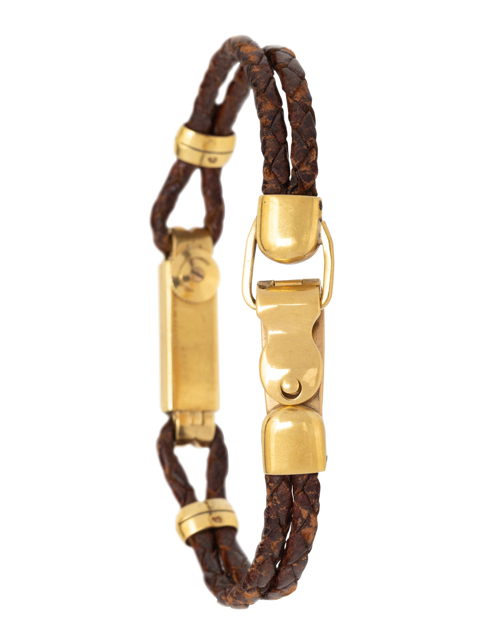 CARTIER, YELLOW GOLD MINI WATCH