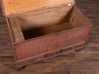 A Chippendale Grain-Painted Poplar Three Drawer Blanket Chest