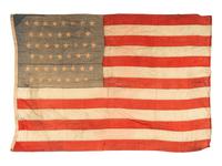 [FLAGS]. 45-star American flag. Ca 1896-1908.