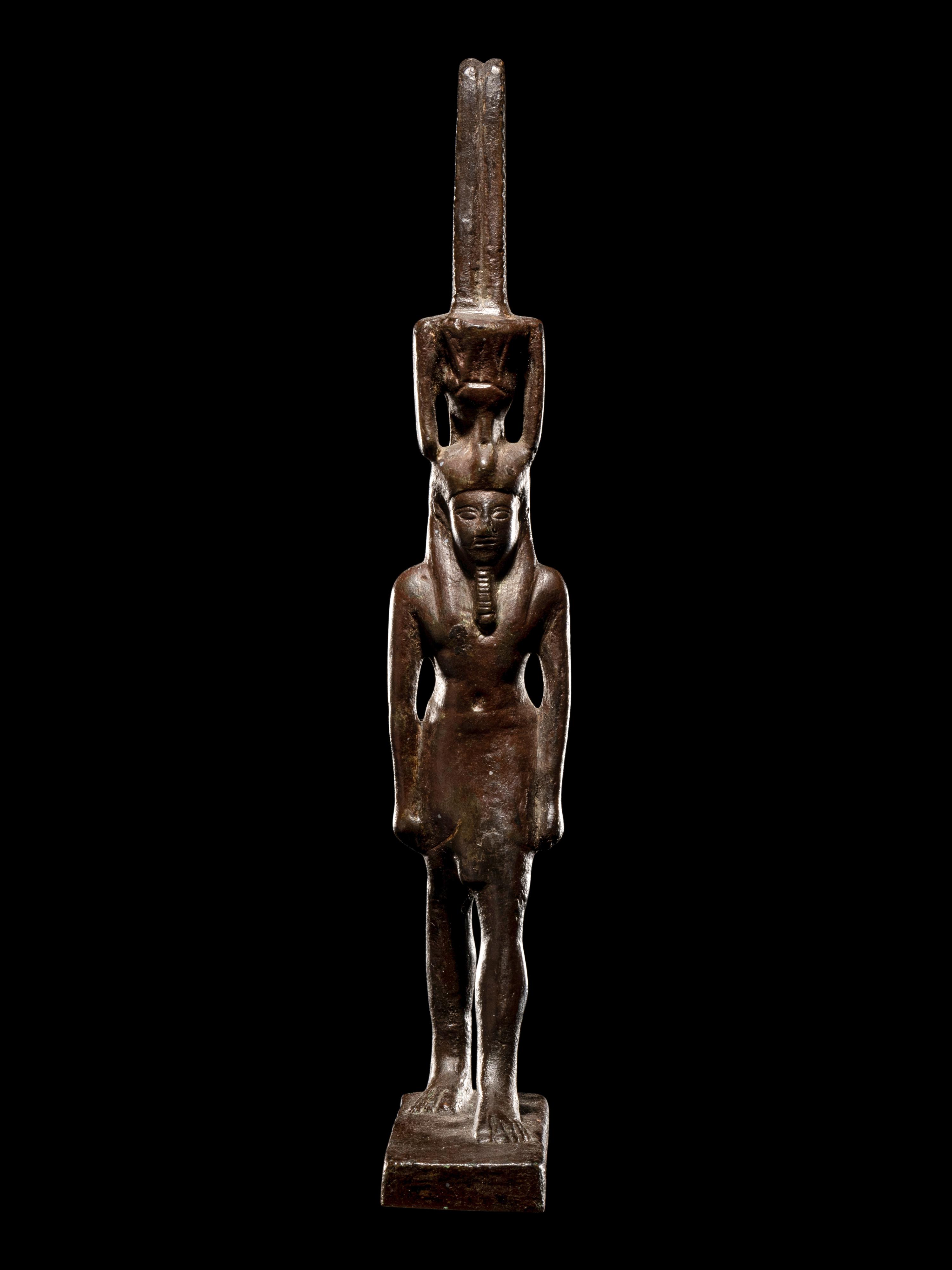 An Egyptian Bronze Nefertum