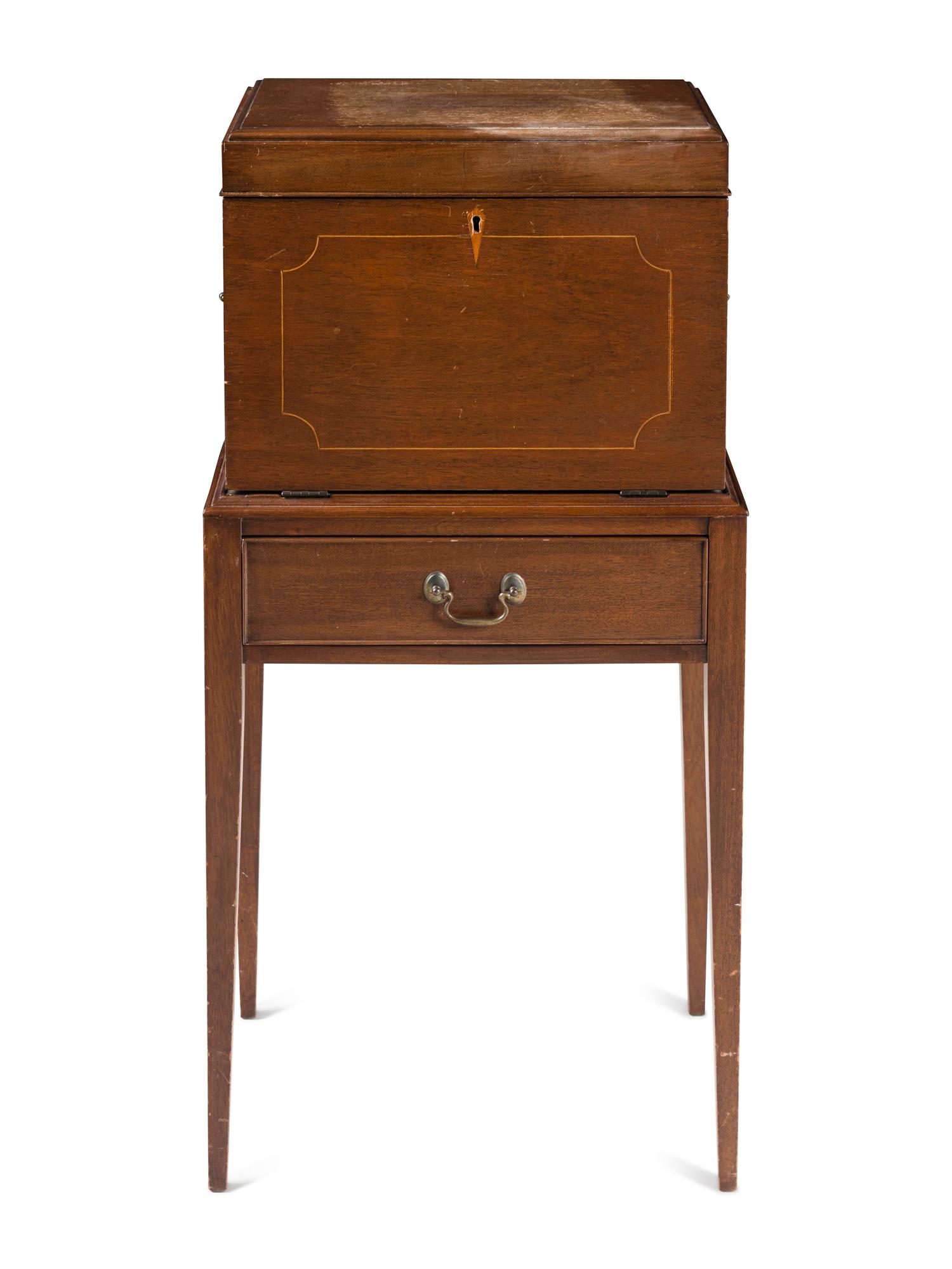 A Tiffany and Co. English King Silver Flatware Service in a Fitted Mahogany Chest