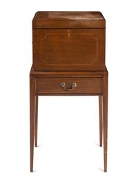A Tiffany and Co. English King Silver Flatware Service in a Fitted Mahogany Chest