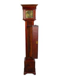 A George III Mahogany Grandmother Clock Circa 1750-1760