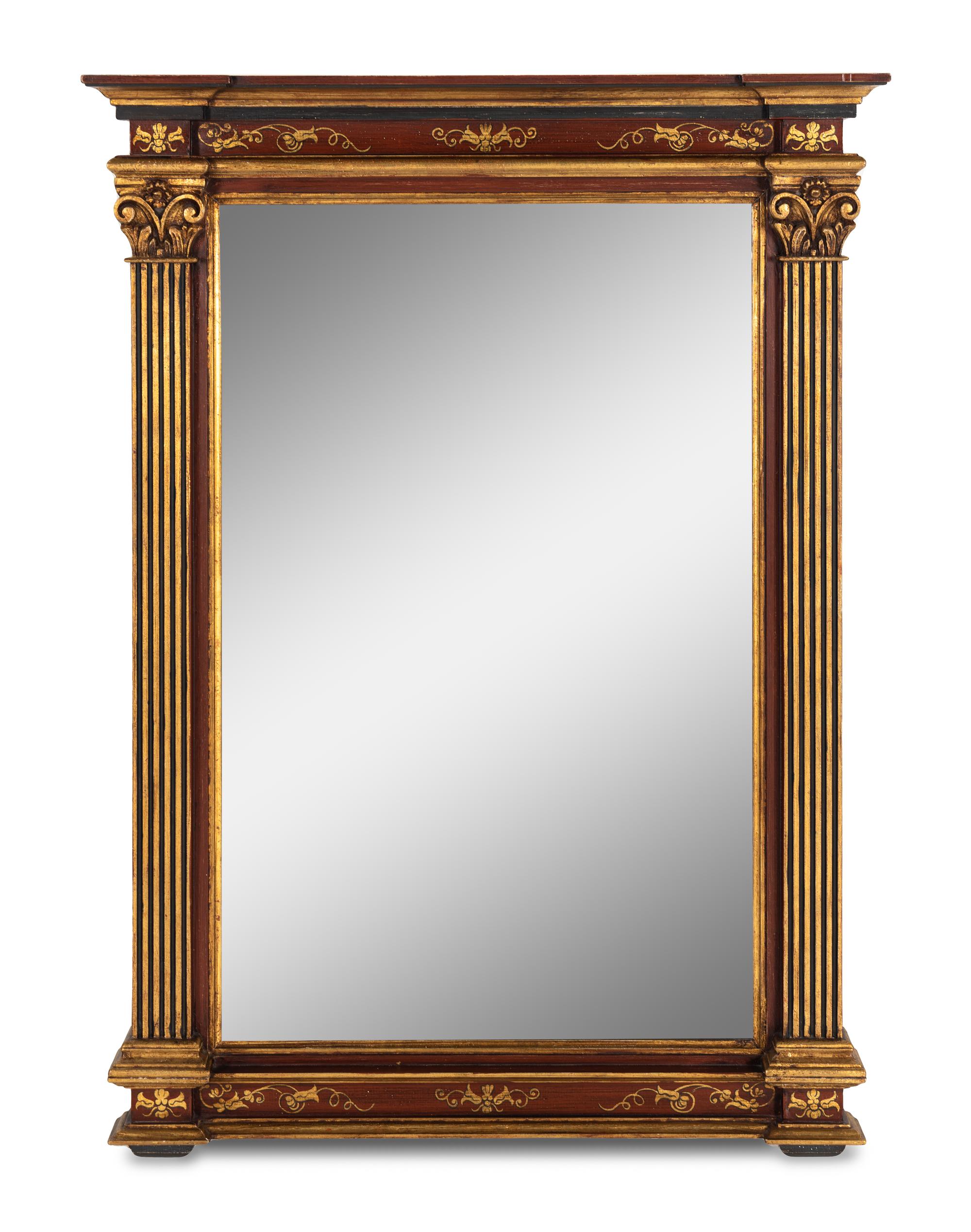 An Italian Style Painted Mirror