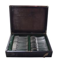 Twenty Four English Silver Forks and Twenty Four French Silver Spoons