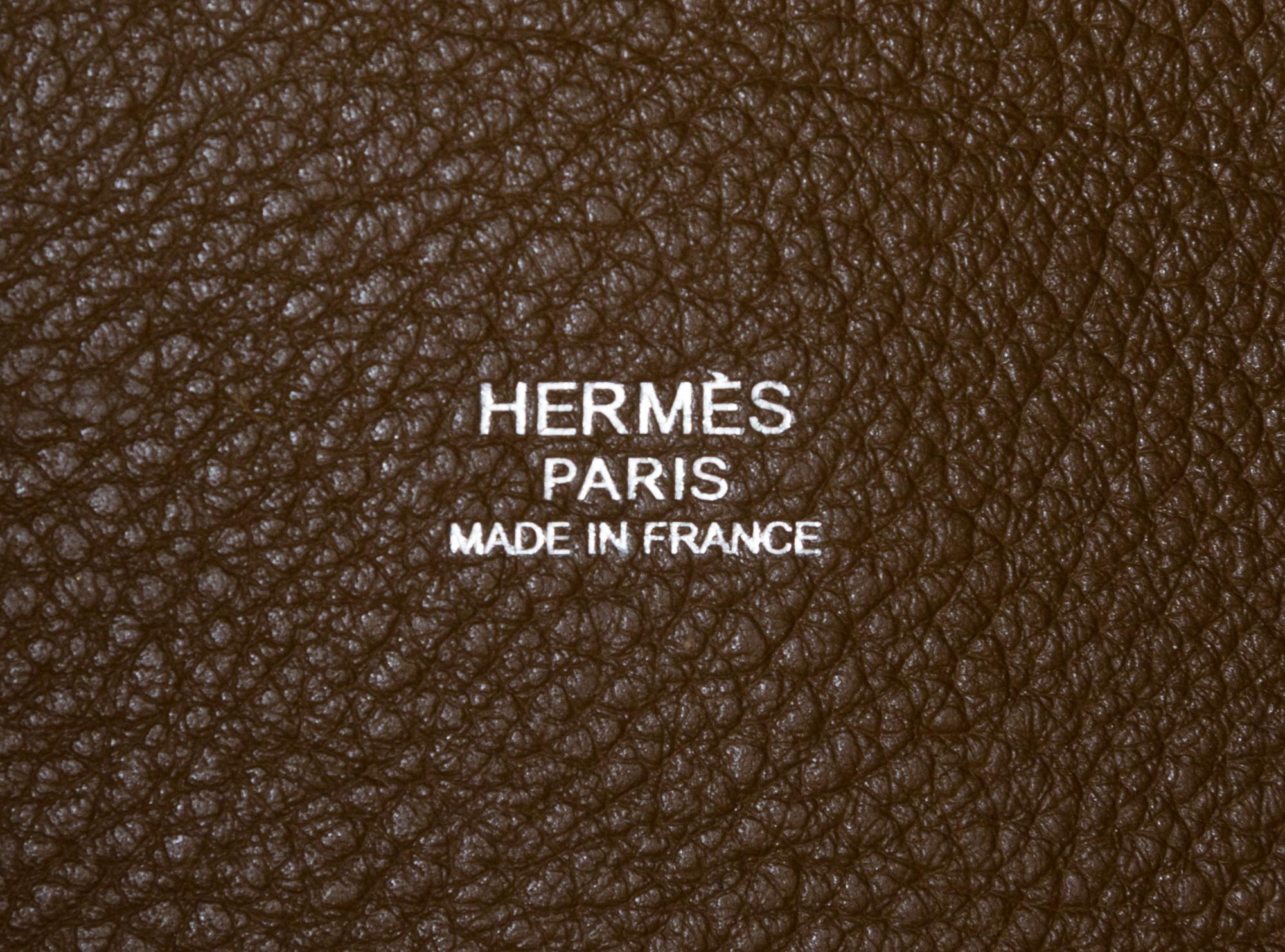 An Hermes Alezan Taurillon Clemence Picotin Lock GM Handbag, 10.5" x 10.5" x 8.5".
