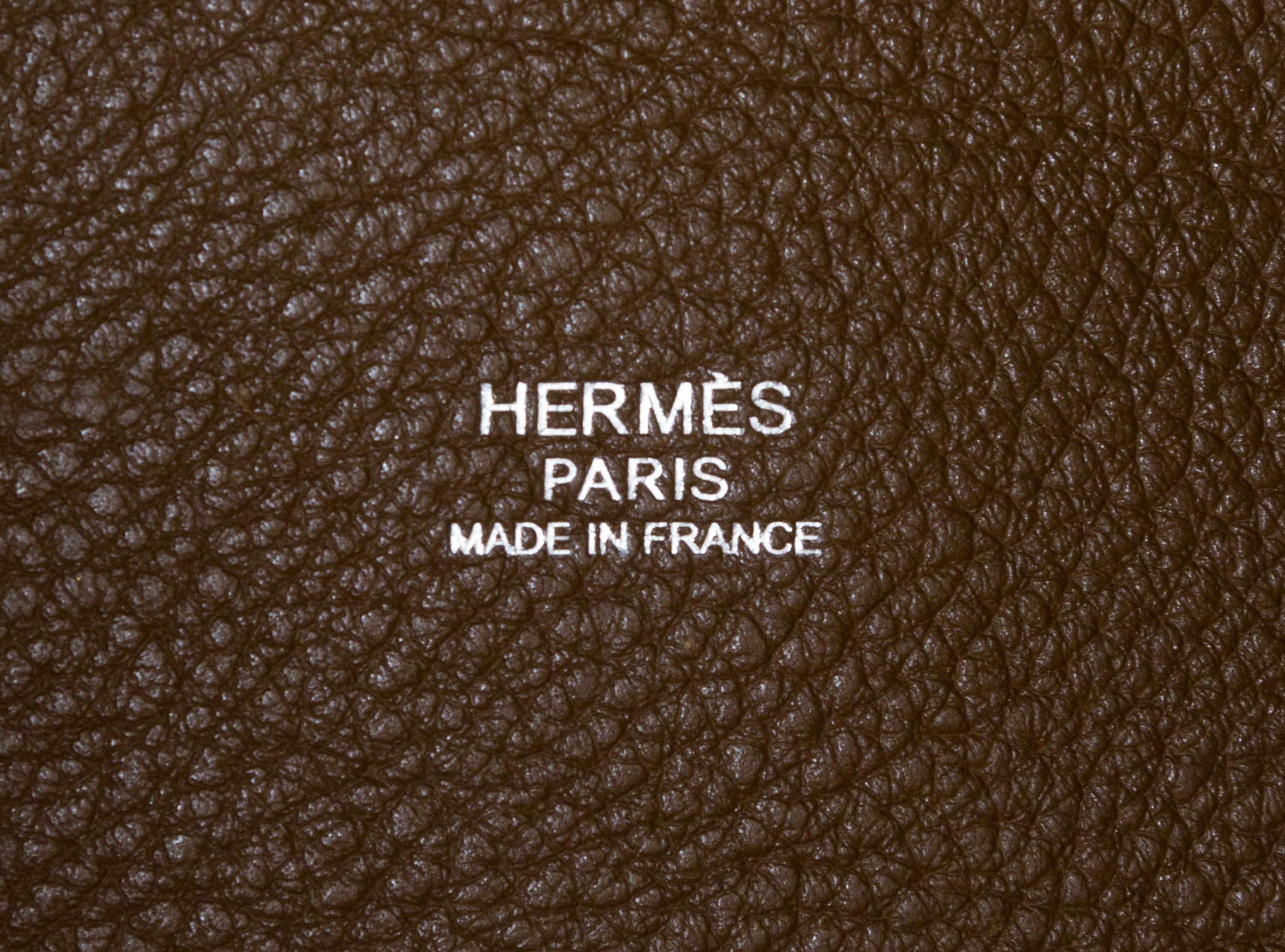 An Hermes Alezan Taurillon Clemence Picotin Lock GM Handbag, 10.5" x 10.5" x 8.5".