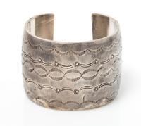A Silver Cuff Bracelet, 70.85 dwts.