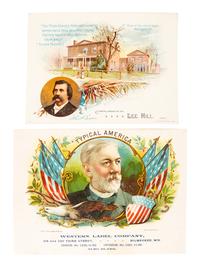 [1884 ELECTION] -- [BLAINE, James G.]. A group of cabinet cards, advertising cards, lithographs, and other ephemera from Blaine's 1884 presidential campaign, comprising: