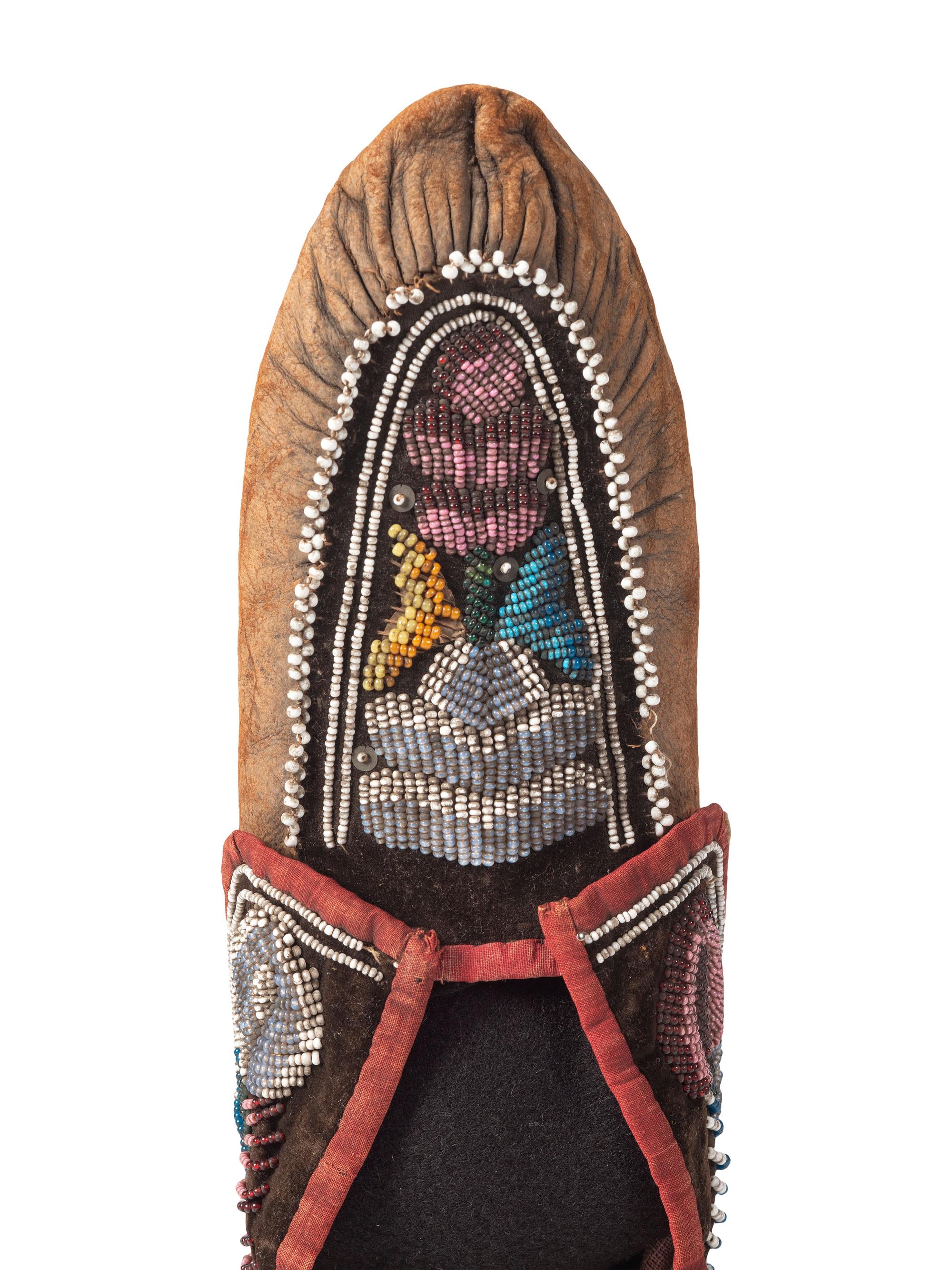 Great Lakes Beaded Hide Moccasins