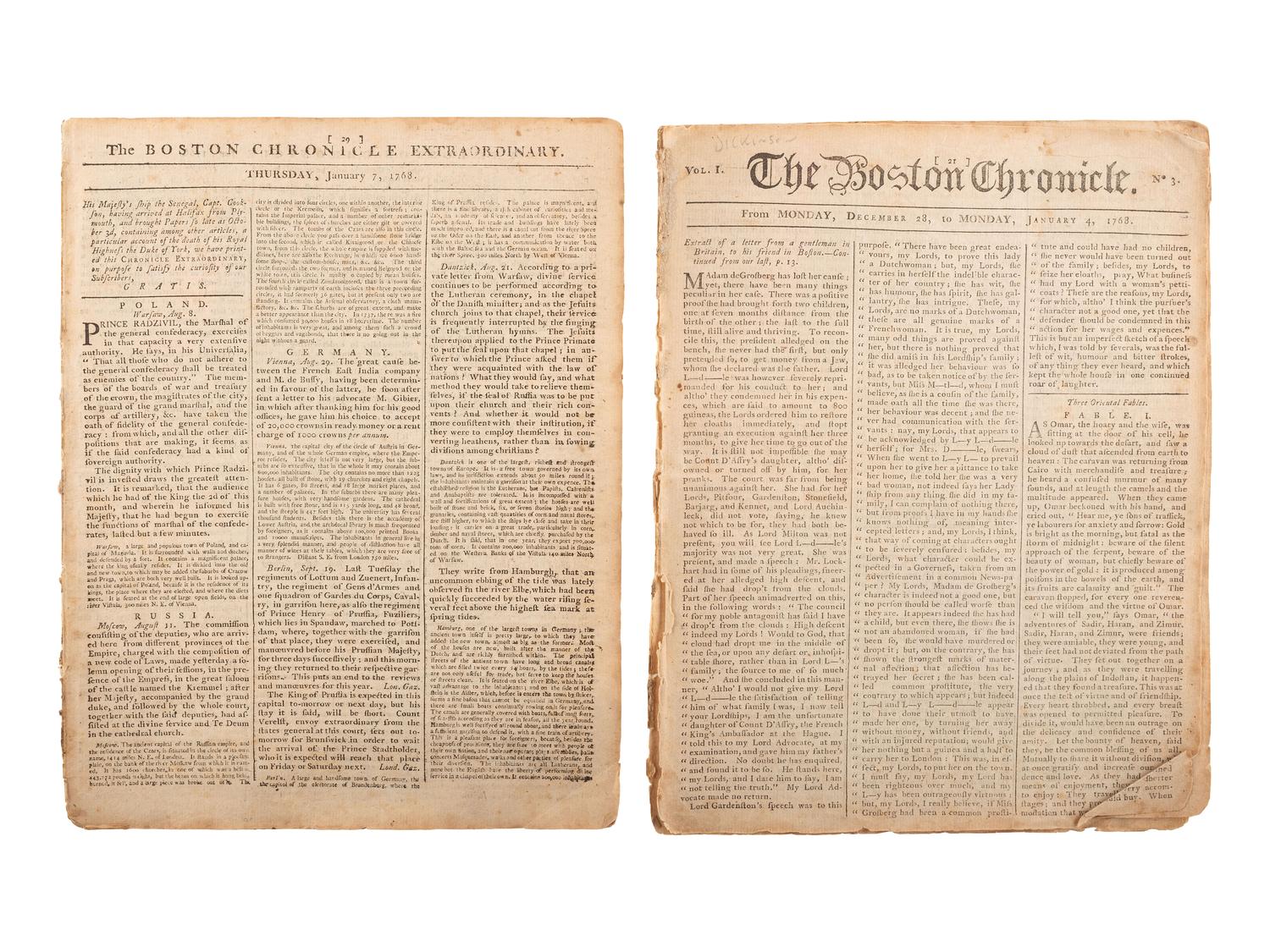 [PRE-REVOLUTIONARY WAR].