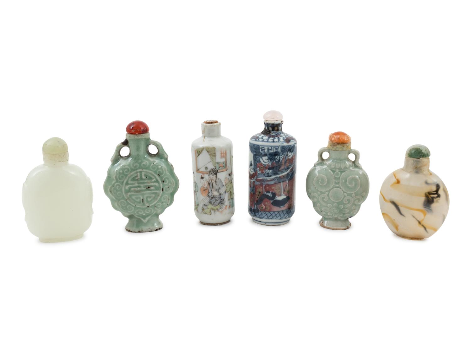 A Group of Varying Chinese Snuff Bottles