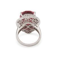 TOURMALINE AND DIAMOND RING