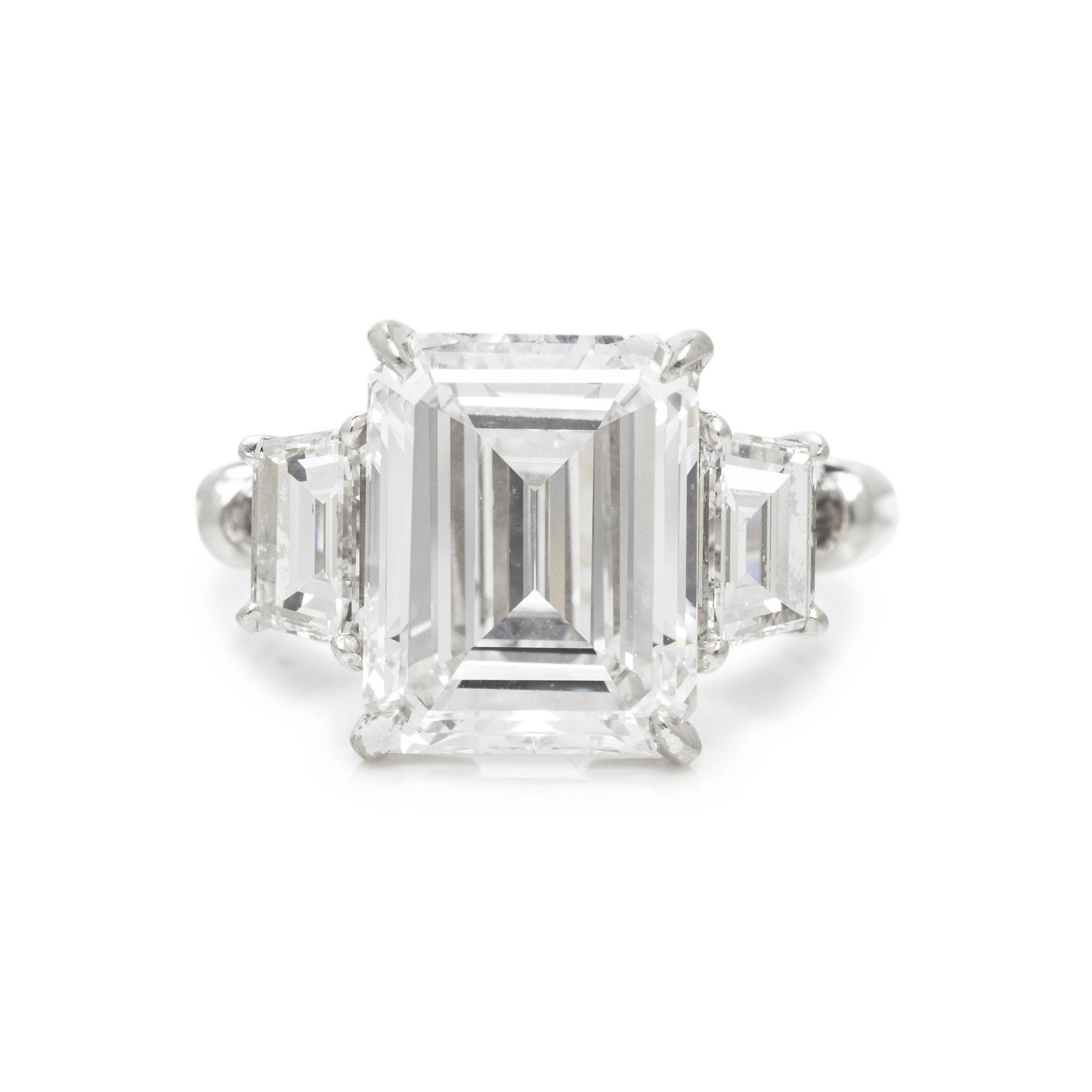 Exceptional Diamond and Platinum Ring