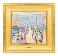 Yacht Club Landing - Race Time, 1913