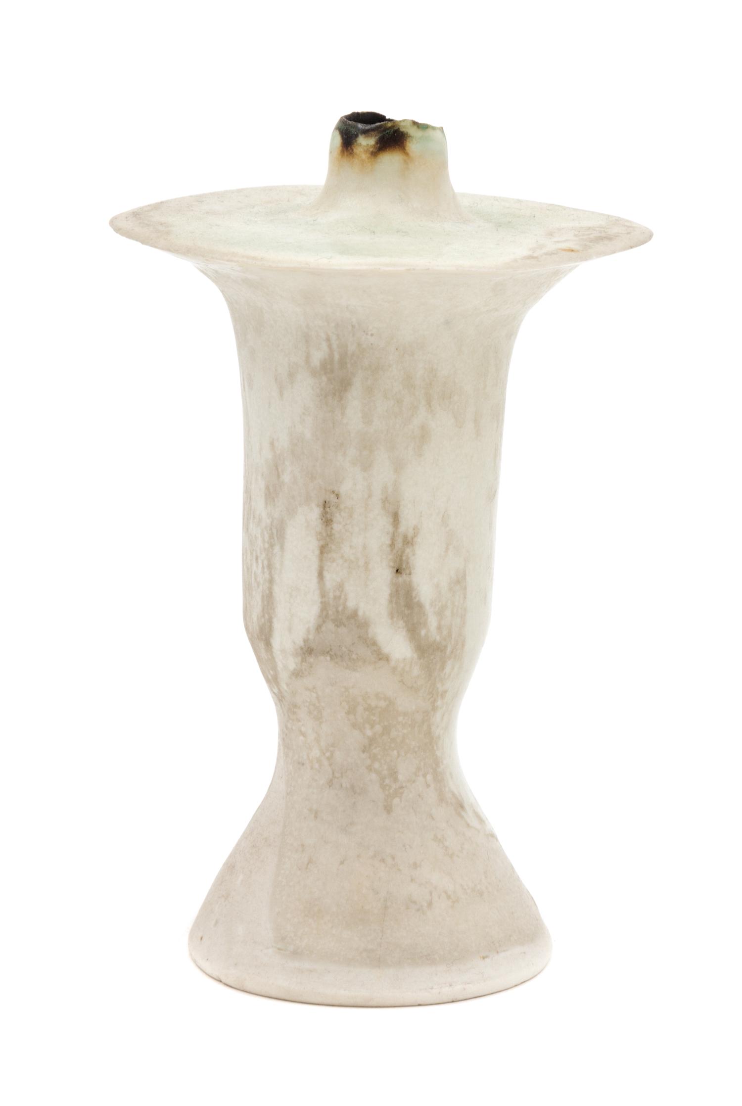 An American Studio Ceramic Candlestick, Ruth Duckworth (1919-2009) Height 6 inches.