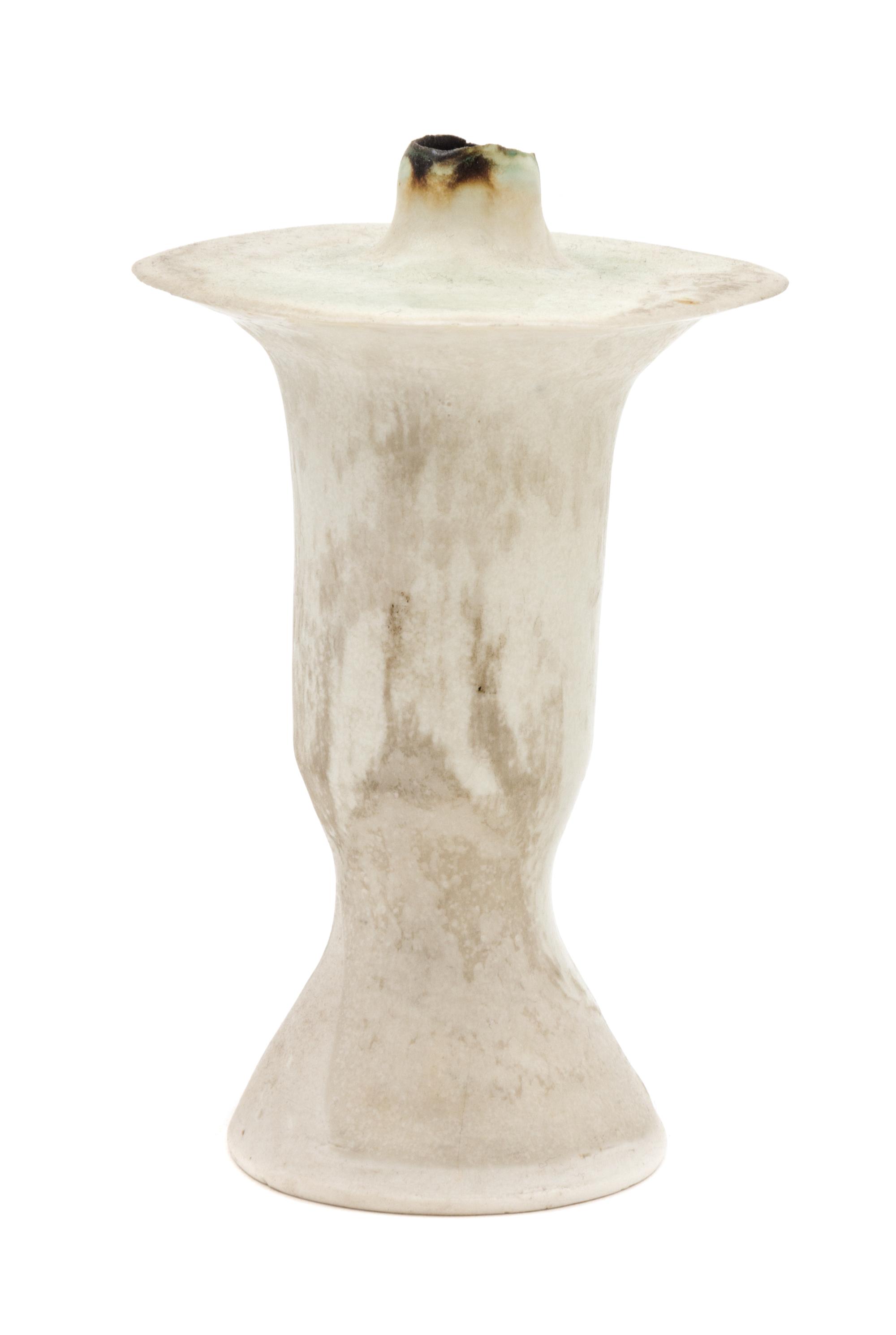 An American Studio Ceramic Candlestick, Ruth Duckworth (1919-2009) Height 6 inches.