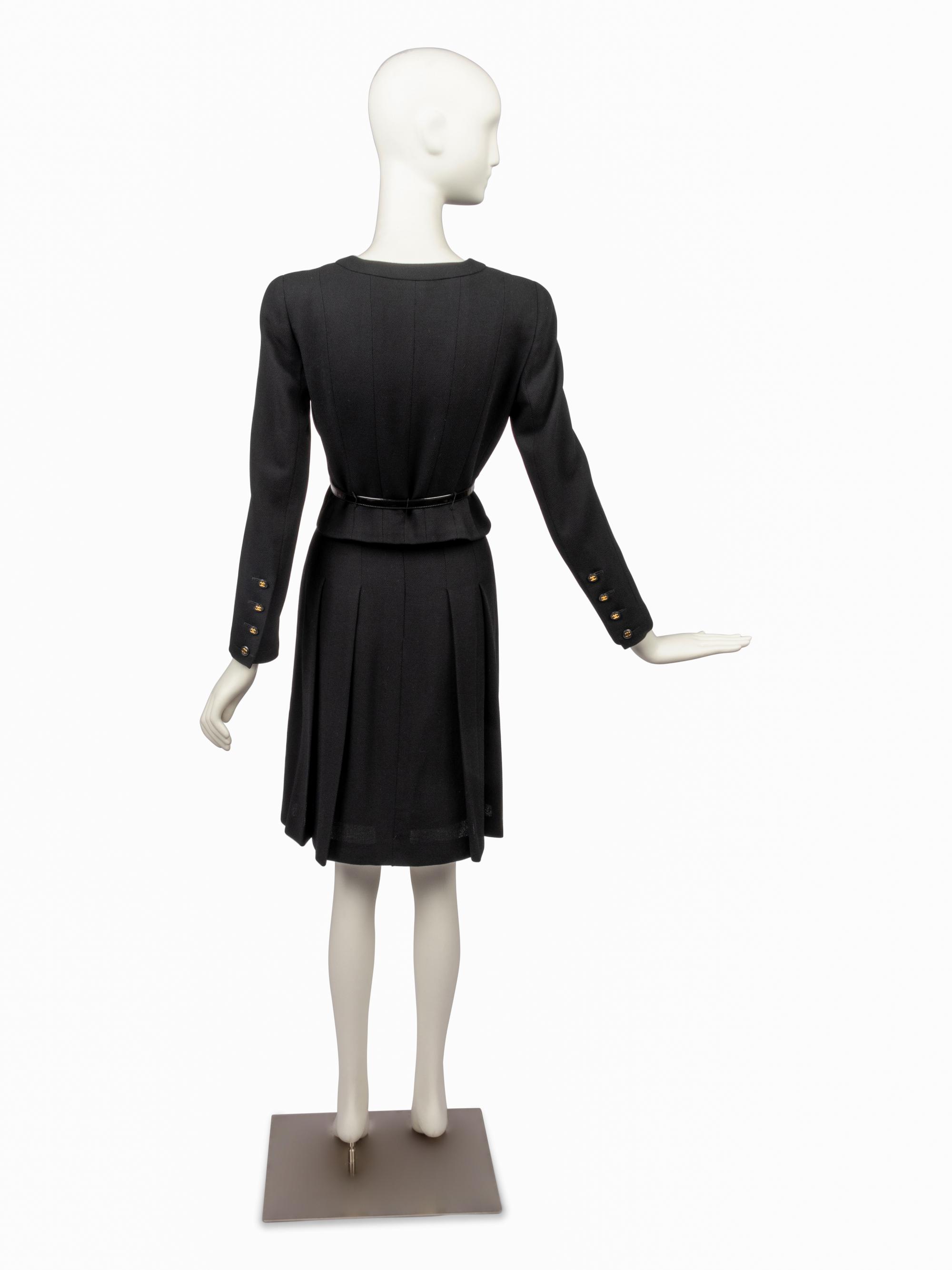 Chanel Skirt and Jacket with Belt, 1995