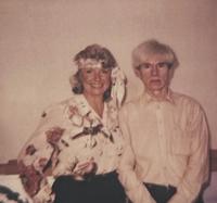 Hermès, Rose-Print Silk Blouse & Scarf - Worn with Andy Warhol