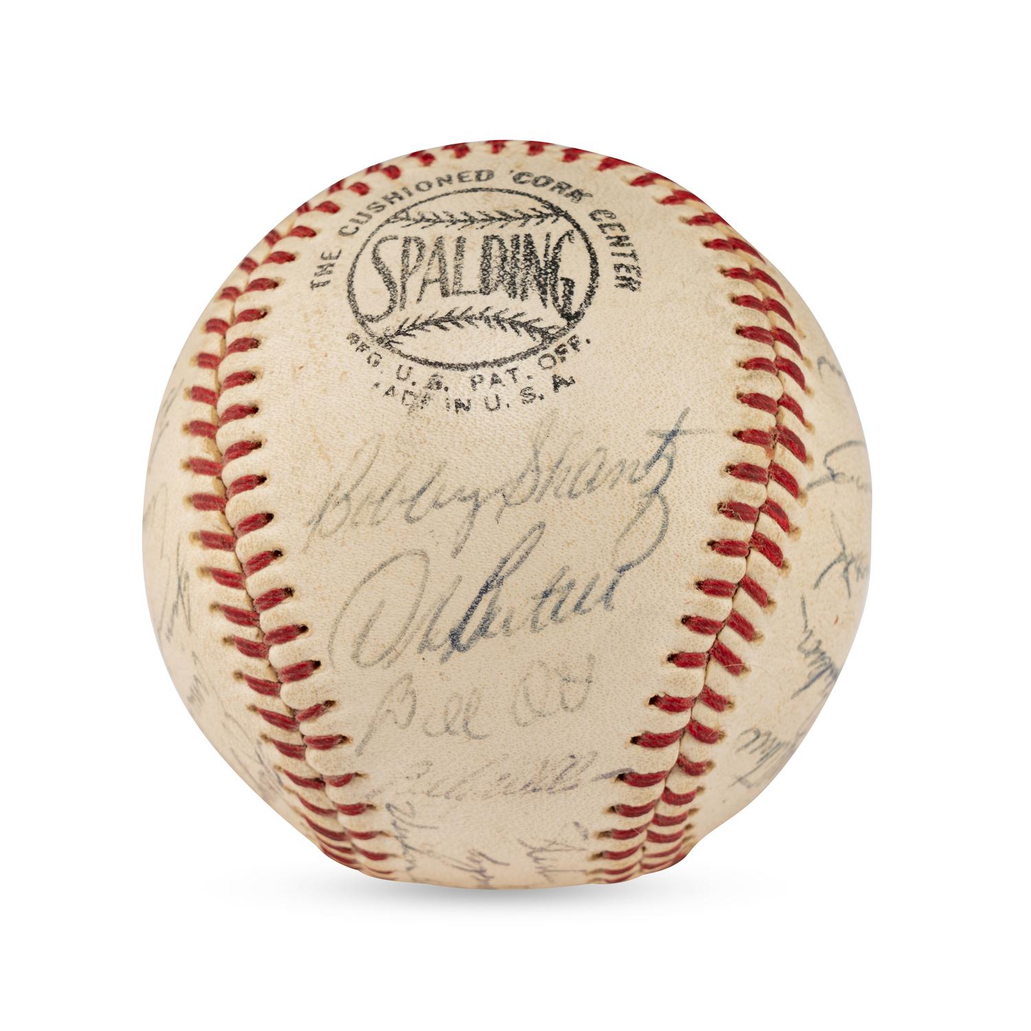 A 1964 Chicago Cubs Team Signed Autograph Baseball