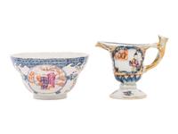 Two Chinese Export Famille Rose Porcelain Articles