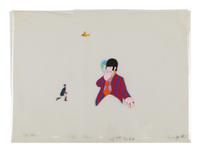 The Beatles. An original production animation cel setup from Yellow Submarine.
