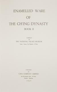 [COLLECTIONS — PORCELAIN] Gu Gong Cang Ci (Porcelain of the National Palace Museum) , Hong Kong: Cafa Company Ltd, 1961-1969.