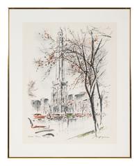 A Pair of Color Lithographs by John Haymson (American, 1902-1980)