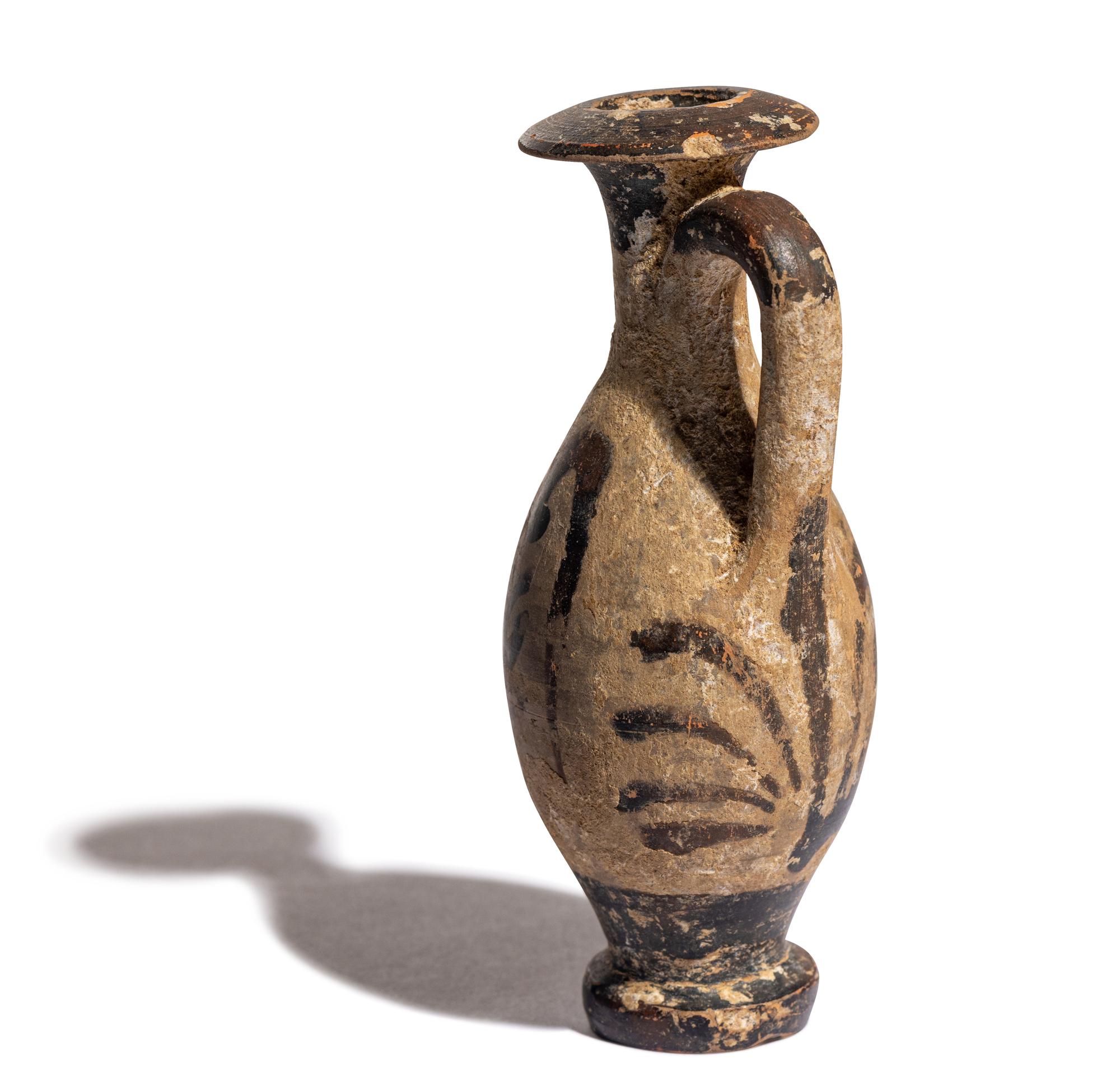 A Campanian Black-Figured Lekythos