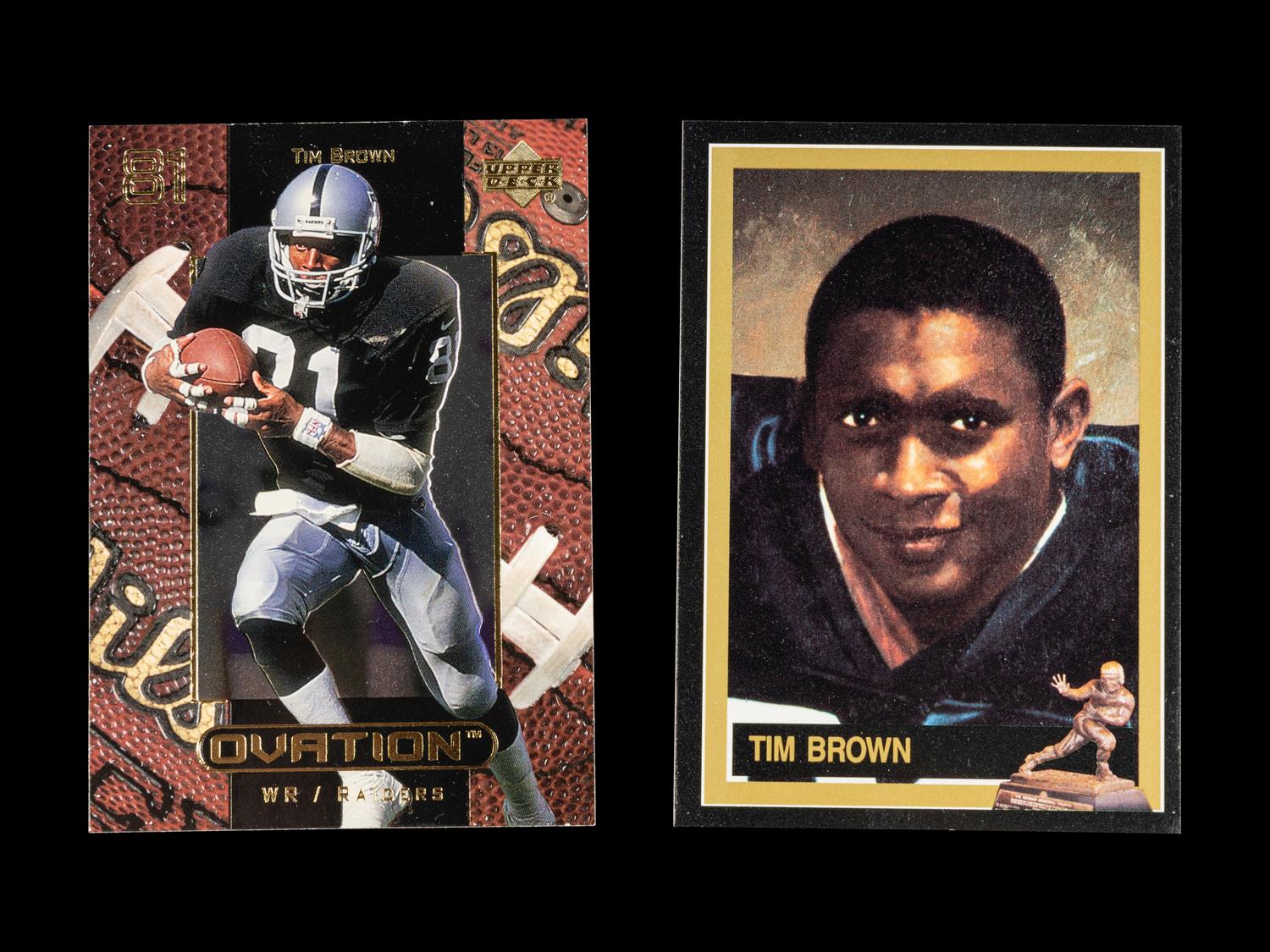 A Pair of Tim Brown Game Issued Adidas Notre Dame Football Cleats,
