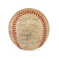 A 1956 Seattle Rainers Team Signed Autograph Baseball