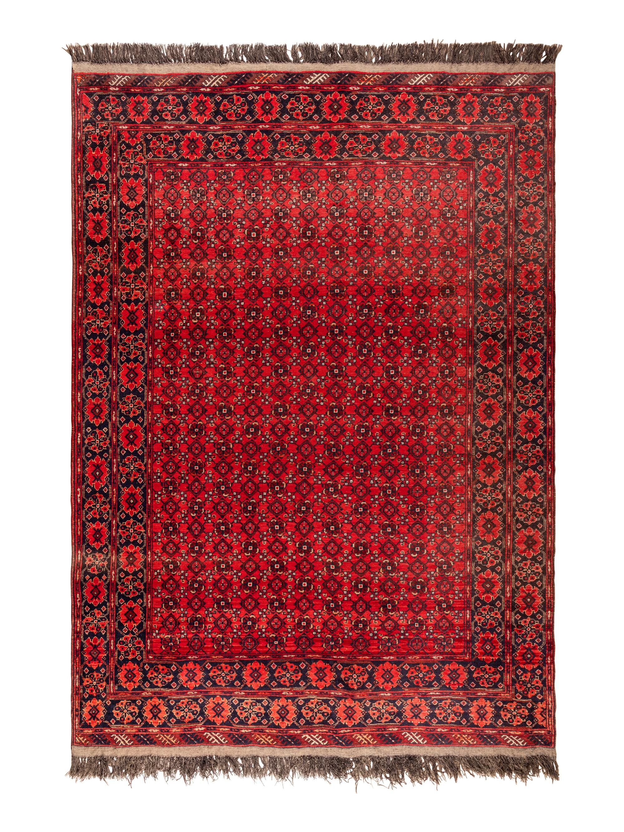 An Afghan Wool Rug