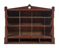 An English Gothic Style Mahogany Hanging Étagère
