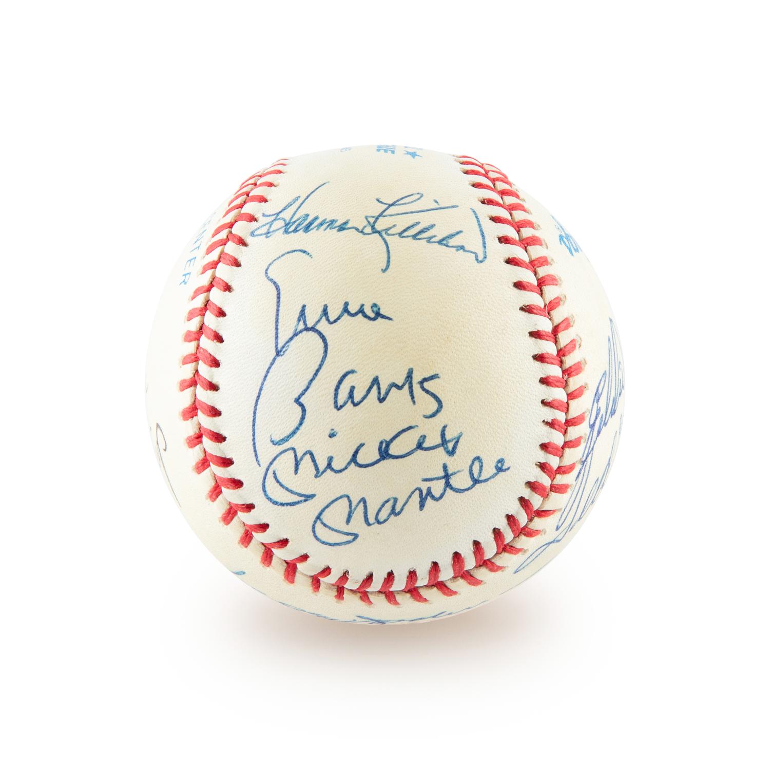A 500 Home Run Club Signed Autograph Baseball - 10 Signatures (Beckett Authentication Services)