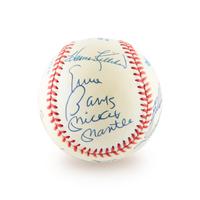 A 500 Home Run Club Signed Autograph Baseball - 10 Signatures (Beckett Authentication Services)