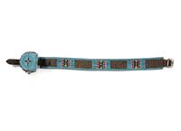 Plateau Beaded and Tacked Belt, with Pouch