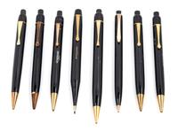A Collection of Eight Montblanc Mechanical Pencils Length of longest 5 3/8 inches.