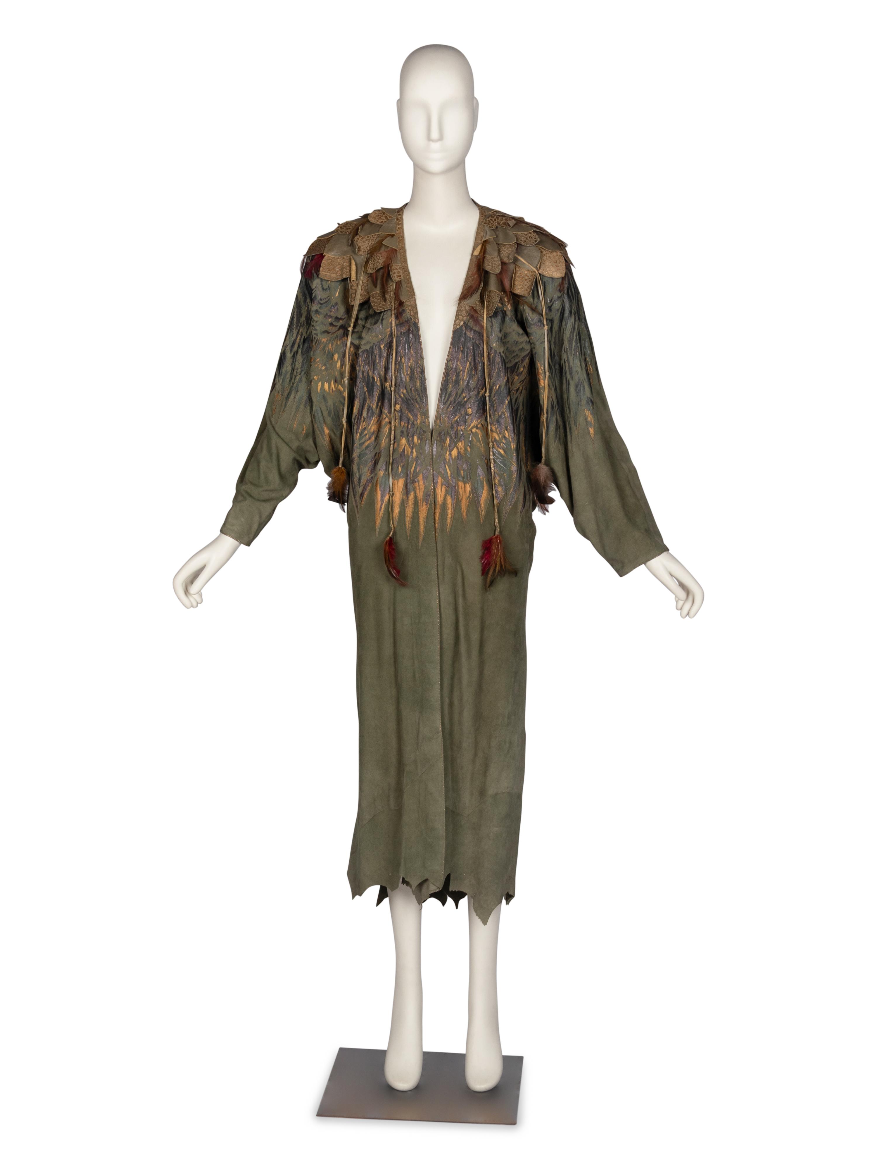 Roberto Cavalli Suede Coat, 1980s